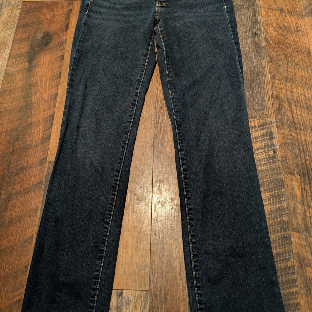 American Eagle Outfitters Women's Dark Blue Skinny Jeans - Picture 2 of 6